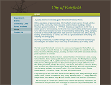 Tablet Screenshot of cityoffairfieldidaho.com